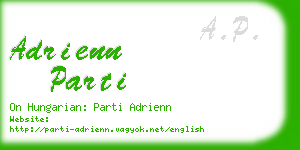 adrienn parti business card